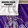 James Madison University Dukes Blanket, 36"x58" Primary Logo, Silky Touch Super Soft Throw view 4