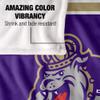 James Madison University Dukes Blanket, 50"x60", Primary Logo, Silky Touch Super Soft Throw view 4