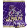 James Madison University Dukes Blanket, 50"x60", Logo Dots, Silky Touch Super Soft Throw view 1