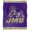James Madison University Dukes Blanket, 50"x60", Logo Dots, Silky Touch Super Soft Throw view 2