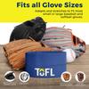 TOFL Baseball Glove Wrap Band for Break-in, Shaping & Glove Care | Baseball Glove Accessories for Mens, Womens, Adult & Youth Mitts - Blue view 2
