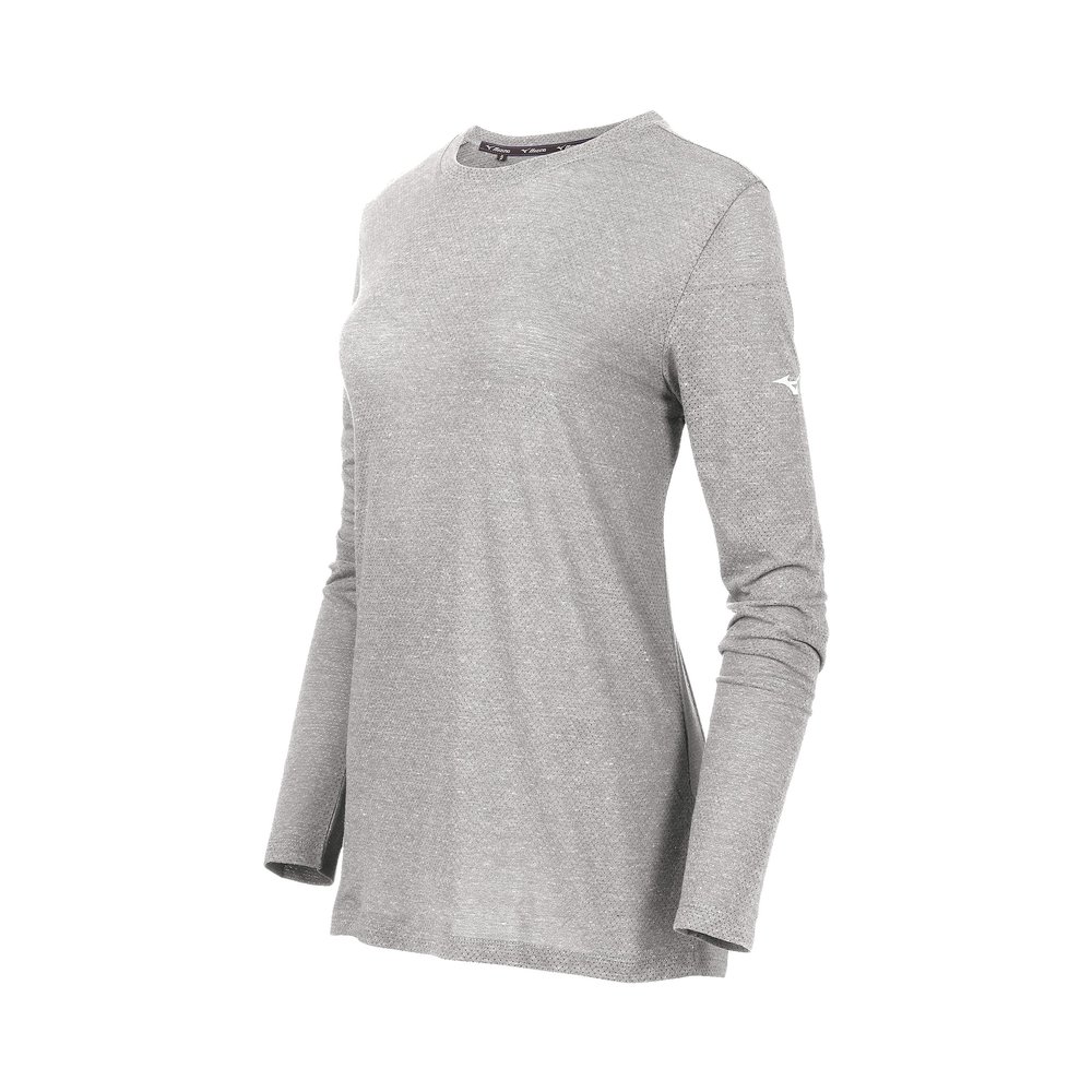 Mizuno Women's Infinity Long Sleeve, Quiet Shade, XX-Small