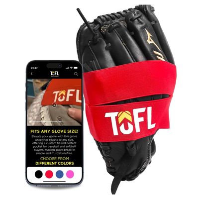 TOFL Baseball Glove Wrap Band for Break-in, Shaping & Glove Care | Baseball Glove Accessories for Mens, Womens, Adult & Youth Mitts