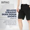Buffalo David Bitton Men's Relaxed Straight Dean Denim Shorts, Garment Dye, 38 view 3