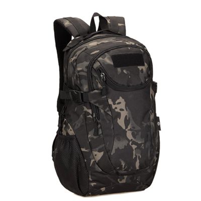 Lfzhjzc Tactical Backpack, Assault Pack, Military Tactical Army Backpack, Curved Small Backpack, Cycling Backpack, Outdoor Tactics, Travel Backpack (Color : Black Scorpion Camouflage, Size : 25L)