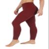 90 Degree By Reflex High Waist Power Flex Tummy Control Leggings - Syrah - XS view 1