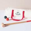 Manhattan Toy Through The Woods Two-Player 11-Piece Croquet Set for Kids with Travel Storage Bag view 3