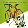SMSOM Indoor Bike Trainer, Bike Trainer Stand Indoor Riding, Exercise Training Stand Stationary Bike Stand, Hydraulic Resistance, Fits Road and Mountain Bikes (Green) view 2