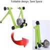 SMSOM Indoor Bike Trainer, Bike Trainer Stand Indoor Riding, Exercise Training Stand Stationary Bike Stand, Hydraulic Resistance, Fits Road and Mountain Bikes (Green) view 4