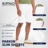Buffalo David Bitton Men's Slim Parker Denim Shorts, White Rinse, 40 view 4
