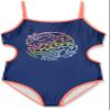 Lucky Brand Girls' One-Piece and Two-Piece Bikini Swimsuits with UPF 50+ Sun Protection, Quick Drying Bathing Suit, Medieval Blue, 8-10 view 1