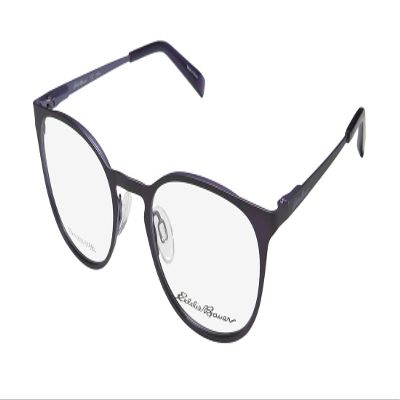 Eddie Bauer 32205 Womens/Ladies Oval Full-Rim Flexible Hinges Eyeglasses/Eyewear (49-19-135, Purple)