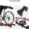 SMSOM Bike Trainer Stand, Portable Bike Rollers, Adjustable Bike Trainer Stand, Foldable Indoor Cycling Bicycle Roller for MTB Road Bike Exercise (Red) view 3