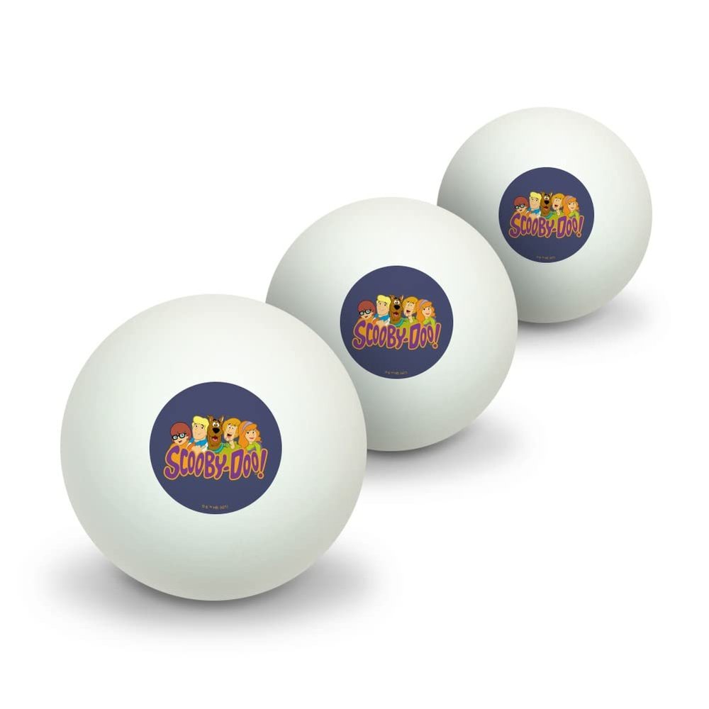 GRAPHICS & MORE Scooby-Doo Gang Novelty Table Tennis Ping Pong Ball 3 Pack
