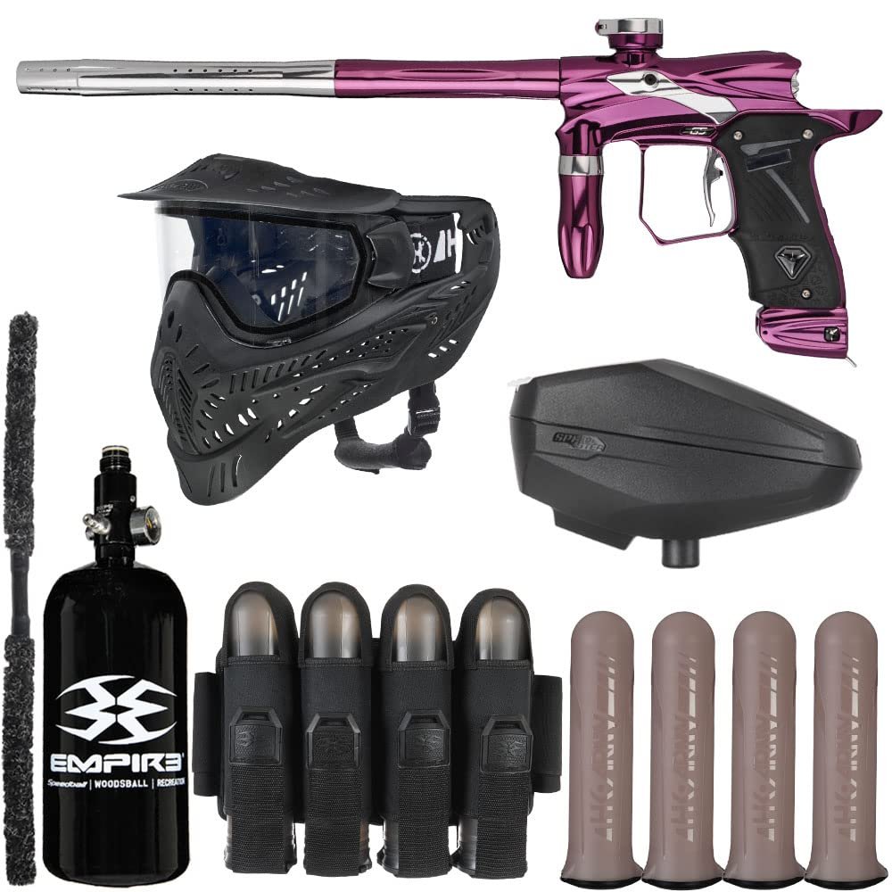 Action Village Dangerous Power G5 Spec-R Rivalry Paintball Gun Package Kit (Pulsar Purple)