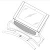 Display Console Assembly 425659 Works with 2950 Treadmill view 1