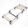 SMSOM Bike Trainer Stand, Bike Rollers, Adjustable Bike Trainer Stand, Foldable Indoor Cycling Bicycle Roller for MTB Road Bike Exercise (White)