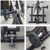 SMSOM Bike Trainer Stand, Portable Bike Trainer, Magnetic Bicycle Stationary Stand for Indoor Exercise Riding, Black view 4