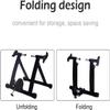 SMSOM Bike Trainer Stand, Magnetic Indoor Bike Trainer Stand, Foldable & Lower Noise, Portable Bike Exercise Stand for Mountain & Road Bikes (Color : White) view 4