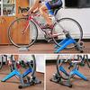 SMSOM Bike Trainer Stand for Indoor Riding, Portable Stainless Steel Indoor Trainer, 8 Variable Speed Level, Stationary Exercise for Road & Mountain Bikes (Blue) view 2