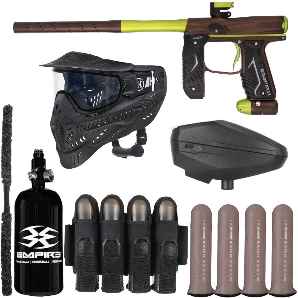 Action Village Empire Axe 2.0 Rivalry Paintball Gun Package Kit (Dust Brown/Dust Green)