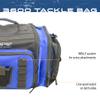 FROGG TOGGS Heavy Duty Fishing Tackle Duffle Bag, Blue, 3600 view 4