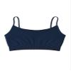 Kurve Girls Training Sports Bra  Seamless Bralette Kids Crop Cami Tank Top UV Protective Fabric UPF 50+ Made in USA, Dark Navy, Age 14-17 view 1