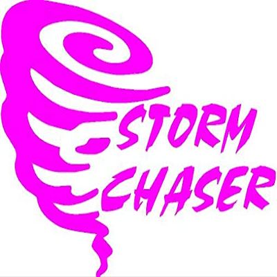 6 x 4.25" Storm Chaser Tornado Hurricane Vinyl Die Cut Decal Bumper Sticker, Windows, Cars, Trucks, laptops, etc