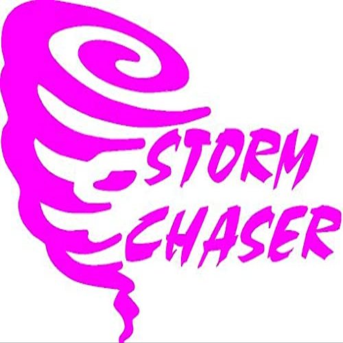 6 x 4.25" Storm Chaser Tornado Hurricane Vinyl Die Cut Decal Bumper Sticker, Windows, Cars, Trucks, laptops, etc