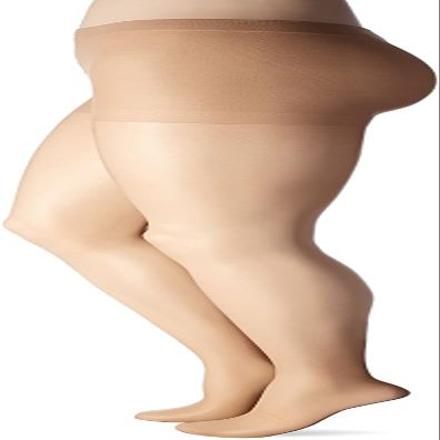 Leggs Womens Sheer Energy Contol Top Sheer Toe Pantyhose 2 Pair, Q, Nude
