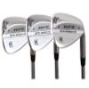 Rife Spin Groove Mens Standard Right Handed Golf Wedge Set 52 Degree Approach AW 56 Degree Sand SW 60 Degree Lob LW with Bite Grooves view 1