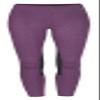 Kerrits Kids Knee Patch Performance Tight Magenta Winter Whinnies Size: S view 1