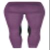 Kerrits Kids Knee Patch Performance Tight Magenta Winter Whinnies Size: S view 2