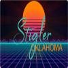 Stigler Oklahoma 4 X 2.25-Inch Vinyl Decal Stiker Retro Neon Design view 1