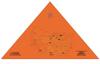 Tacticouture Olympic National Park Map Survival Bandana - Emergency Navigation Scarf - Waterproof Signal Blaze Orange Lightweight Hiking Camping Hunting Kit - Tourniquet view 2