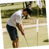 2PCS Golf Flag Tube Fixed Tubes for Golfing Flags golf flag holder golf hole golf pin golf flags boat flags flag pole for boat pontoon boat white Accessories plastic portable view 3
