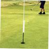 2PCS Golf Flag Tube Fixed Tubes for Golfing Flags golf flag holder golf hole golf pin golf flags boat flags flag pole for boat pontoon boat white Accessories plastic portable view 4