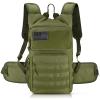 Tactical Hydration Pack Backpack, Military Molle Water Backpack for Hiking Running Cycling Climbing Hunting Fishing(No Water Bladder Included) (Army Green) view 1