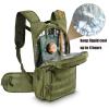 Tactical Hydration Pack Backpack, Military Molle Water Backpack for Hiking Running Cycling Climbing Hunting Fishing(No Water Bladder Included) (Army Green) view 2
