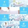 SATINIOR 6 Pairs Arm Sleeves for Kids, Compression Arm Sleeve for Basketball Football Baseball Youth Boy Girl Sports(White) view 3