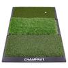 CHAMPKEY Professional Tri-Turf Golf Hitting Mat | Heavy Duty Rubber Backing Practice Mat Ideal for Indoor and Outdoor Training view 1