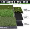 CHAMPKEY Professional Tri-Turf Golf Hitting Mat | Heavy Duty Rubber Backing Practice Mat Ideal for Indoor and Outdoor Training view 2