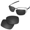 Glintbay 100% Precise-Fit Replacement Sunglass Lenses for Oakley Square Wire 2 2014 OO4075 - Polarized Advanced Black view 1