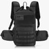 Tactical Hydration Pack Backpack, Military Molle Water Backpack for Hiking Running Cycling Climbing Hunting Fishing(No Water Bladder Included) (Black) view 1
