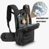 Tactical Hydration Pack Backpack, Military Molle Water Backpack for Hiking Running Cycling Climbing Hunting Fishing(No Water Bladder Included) (Black) view 2