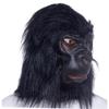 Froiny Halloween Latex Gorilla Mask Adult Full Face Funny Animal Mask Monkey Halloween Party Cosplay Props, Black view 4
