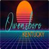 Owensboro Kentucky 2 X 1.25-Inch Vinyl Decal Stiker Retro Neon Design view 1