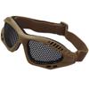 Tounlinx Safety Mesh Goggles Anti Fog for Outdoor Games Sports Paintball Riding Cycling (Tan) view 1