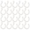 DICOSMETIC 20pcs Stainless Steel Lucky Horseshoe Pendant U-Shaped Charm Horse Strirrup Lariat Pendnat Equestrian Gift for Bracelet Necklace Earrings Making view 1