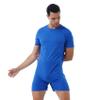 Hedmy Men's Leotard Bodysuit Underwear Spandex One-Piece Dance Unitard Biketard Jumpsuit Singlet Blue XX-Large view 3